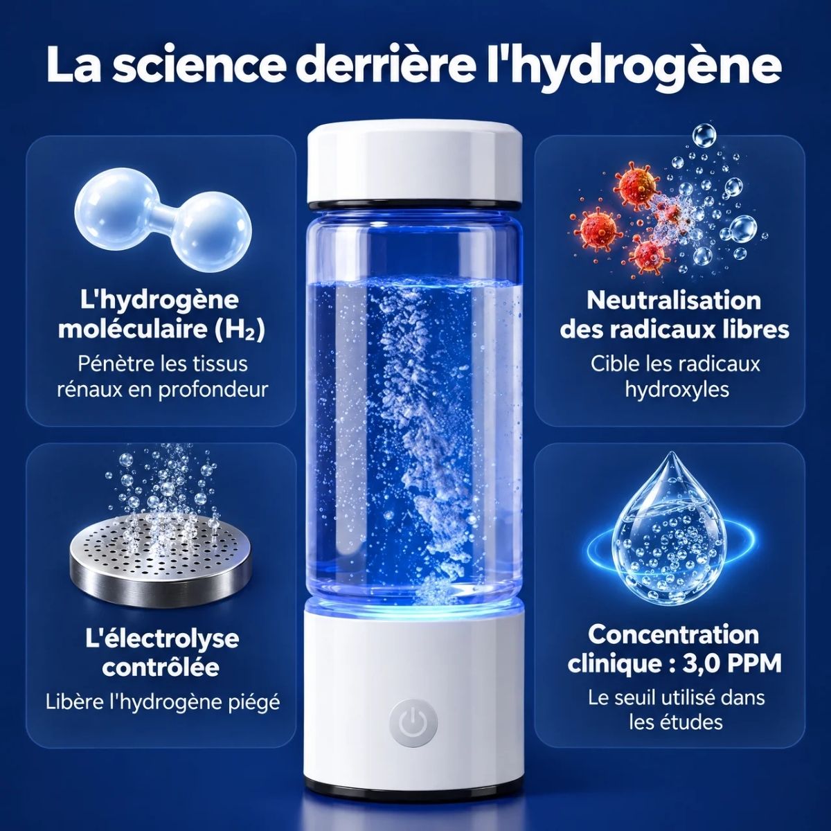 Gourde à hydrogène NordeWater™ Original