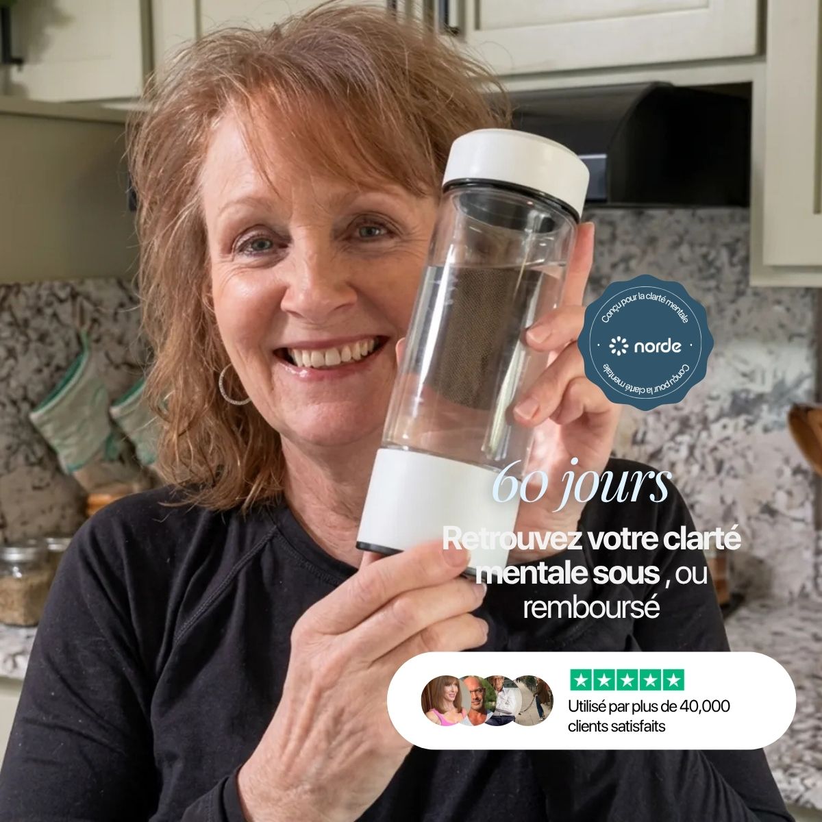 NordeWater™ Original Hydrogen Water Bottle
