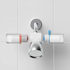 Duo Replacement Cartridges installed in shower filter