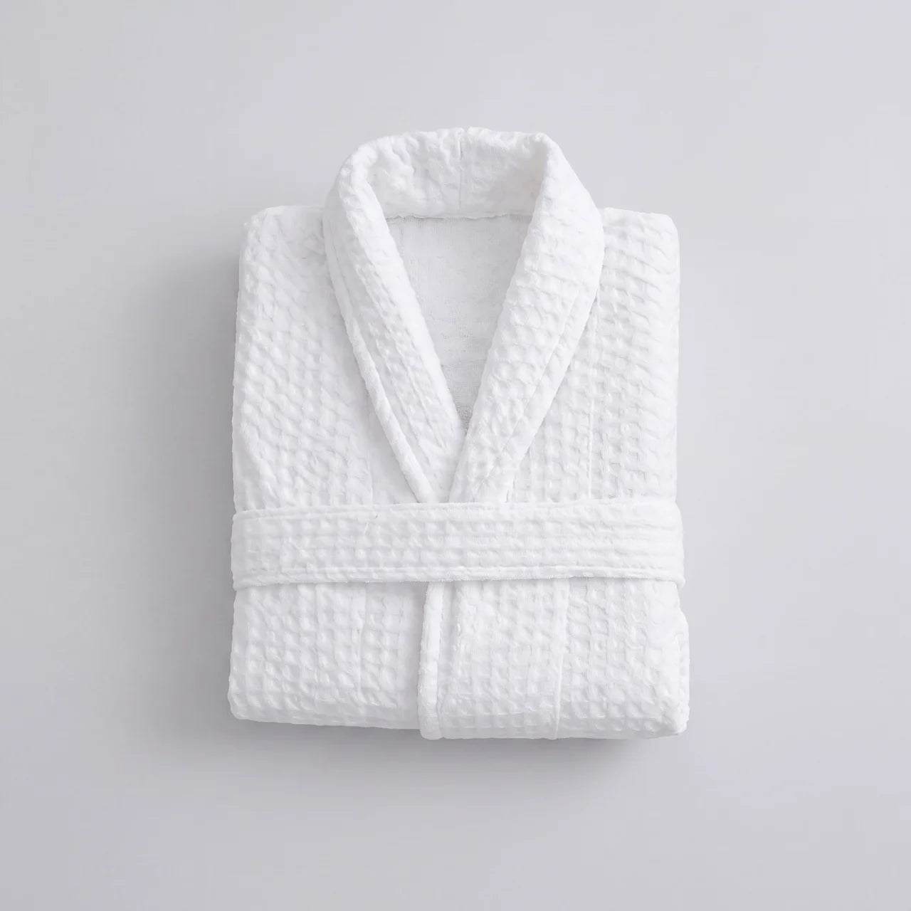 Hotel waffle bathrobe in cotton