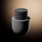 Cutaway of activated carbon filtration media